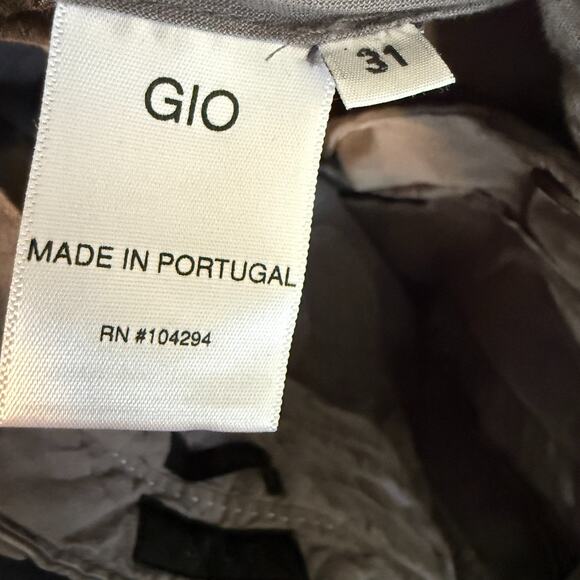 Unis Gio Pants Mens 31x30 Gray Chino Slim Straight Leg Casual Button Fly - Picture 12 of 12